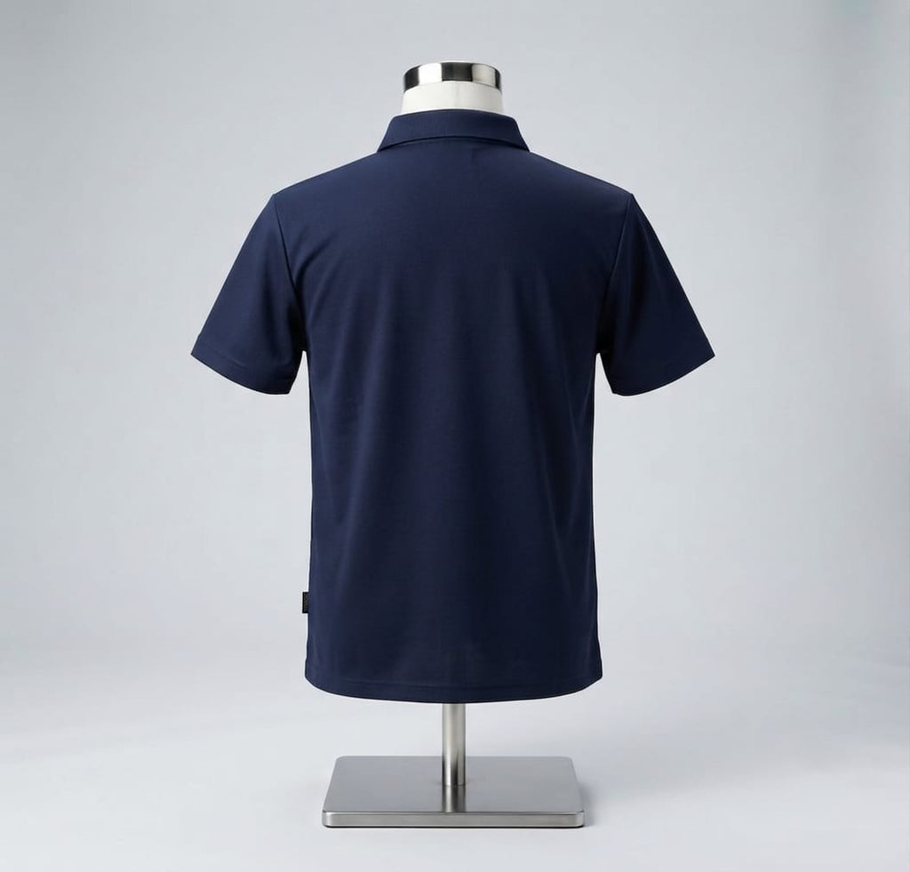 Uhlsport Navy Yellow Polo Shirt