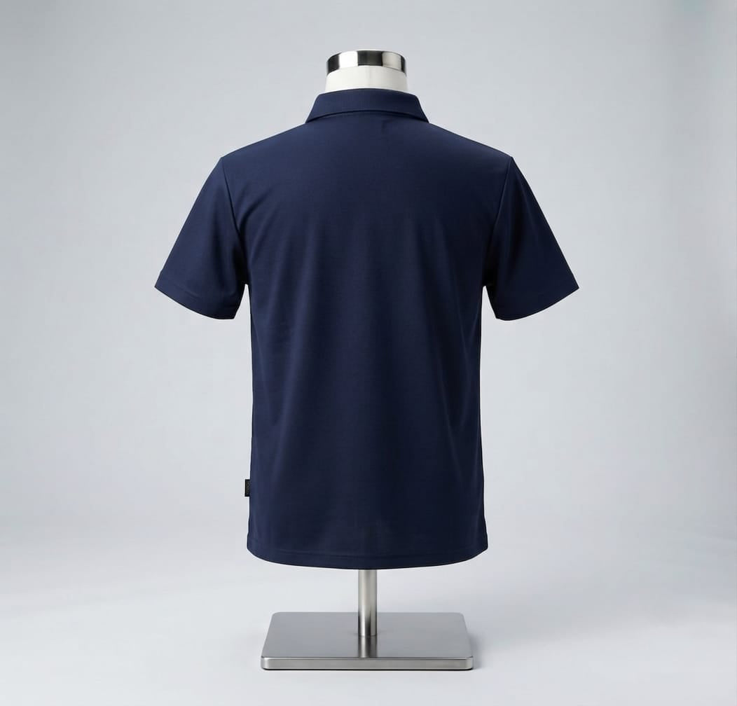 Uhlsport Navy Yellow Polo Shirt