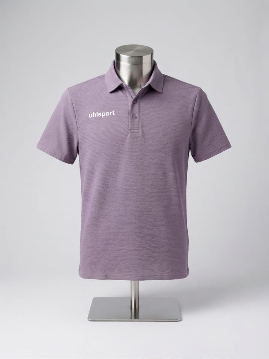 Uhlsport Lilac Textured Polo