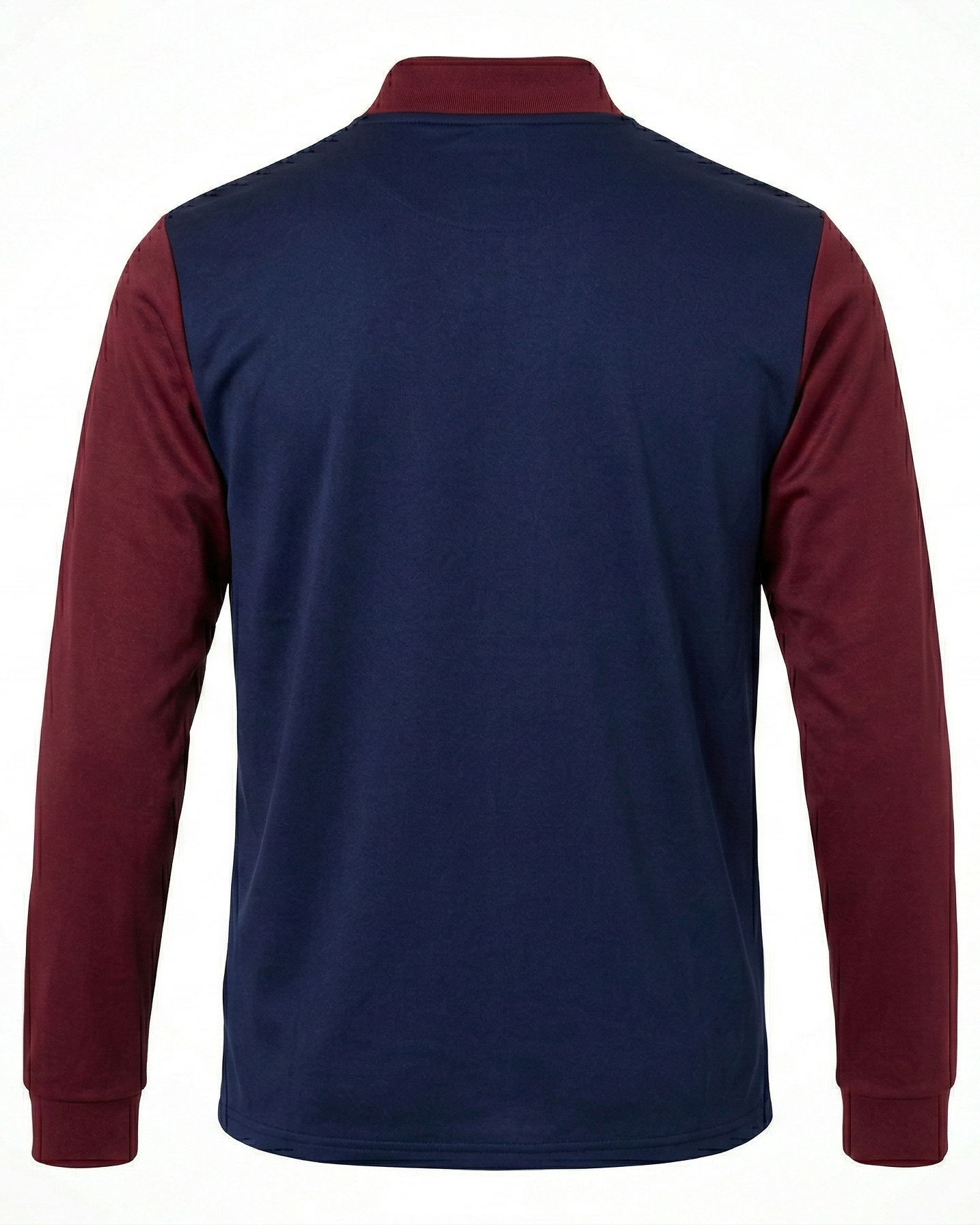 SmartbreatheFit Burgundy/Navy textured-chest tracksuit