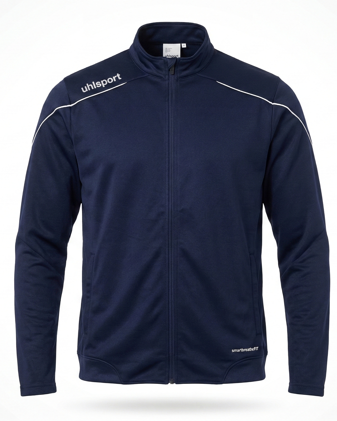 SmartbreatheFit Navy lined-chest tracksuit