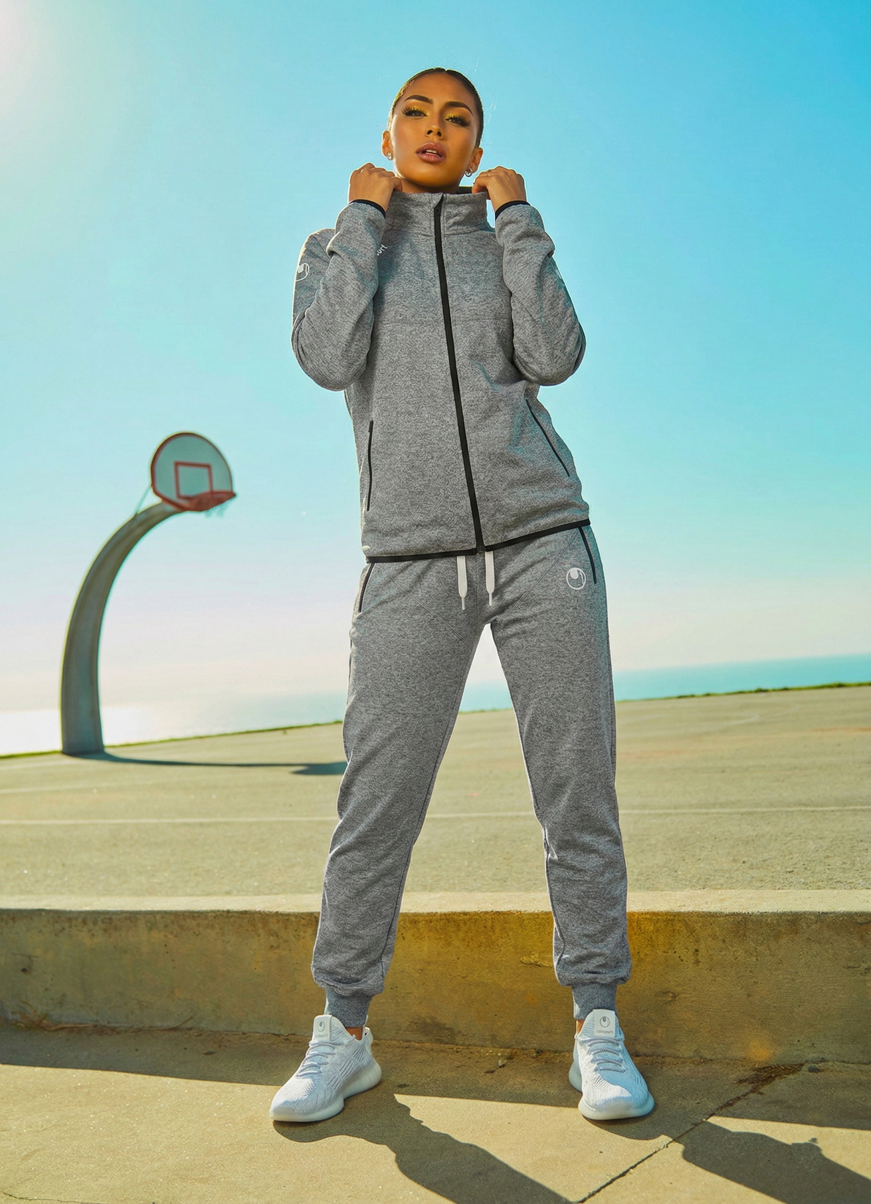 SmartbreatheFit Gray tracksuit Women