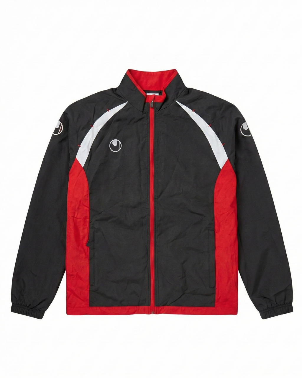 Graphite/Red/White waterproof tracksuit