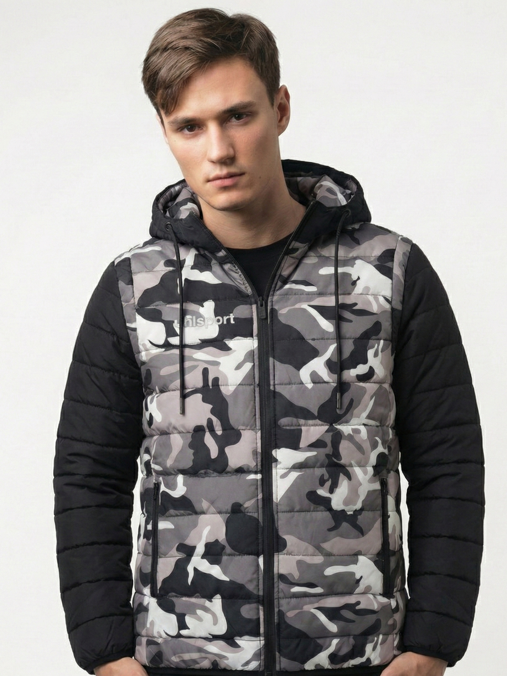 Rain Jacket/Vest army black-sleeve