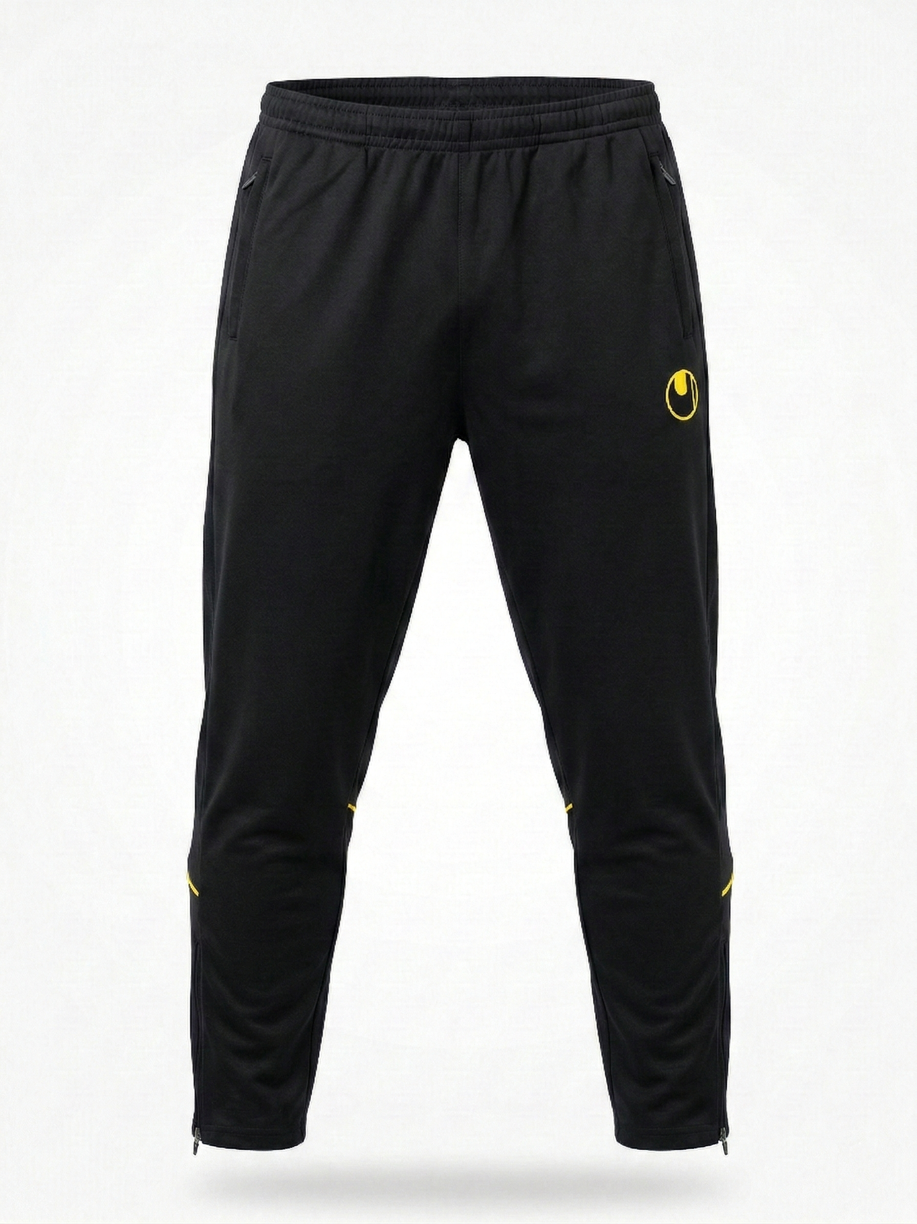SmartbreatheFit Black yellow-lined chest tracksuit