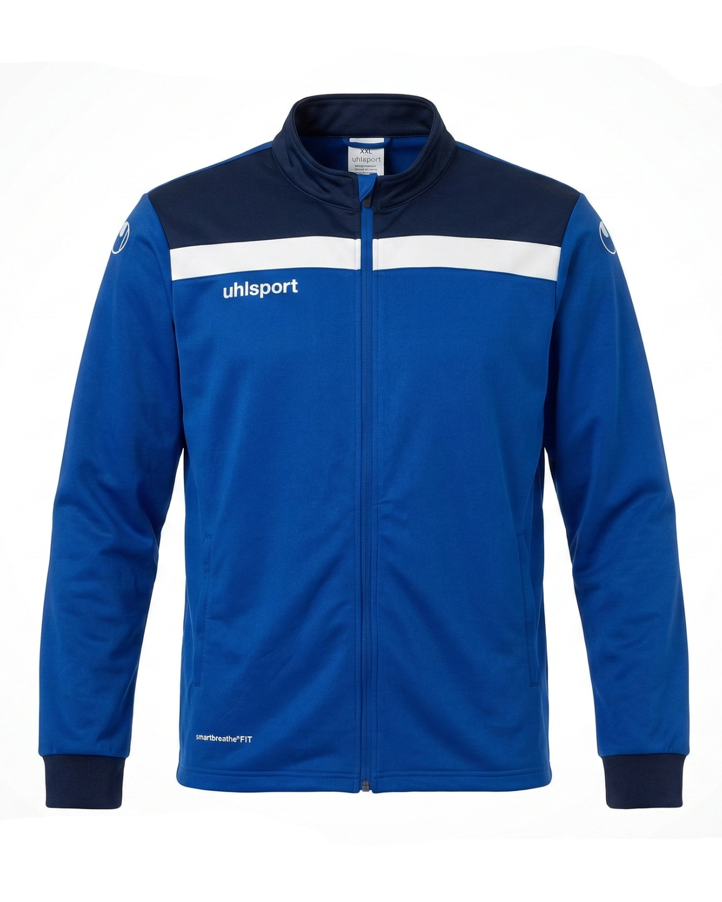 SmartbreatheFit Blue three-lined tracksuit