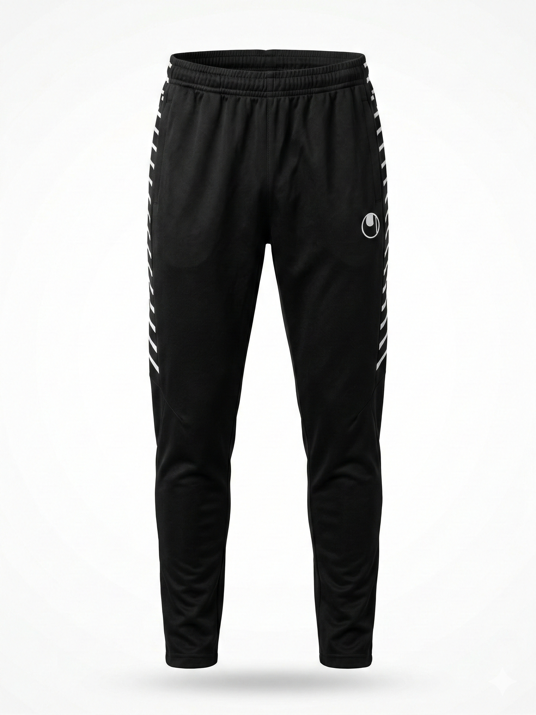 SmartbreatheFit Black lined-sleeves tracksuit